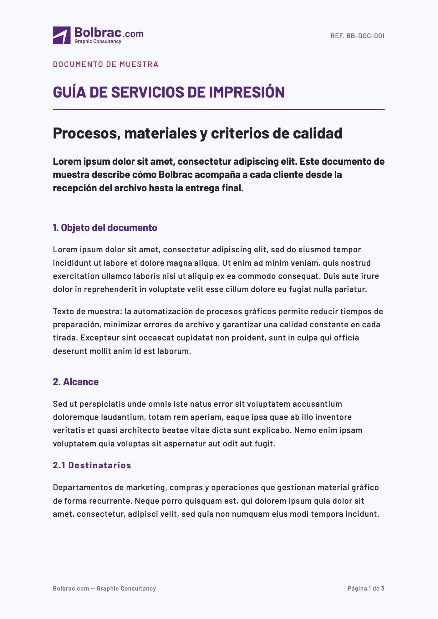 Sample A4 document generated with the system (placeholder text)
