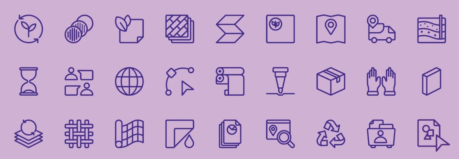 Bolbrac pictogram set